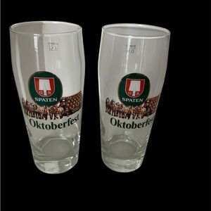 Spaten Oktoberfest Munich 0.5 L German Horse Drawn Carriage Kegs Pint Beer Glass